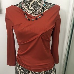 Forever21 burgundy knit top